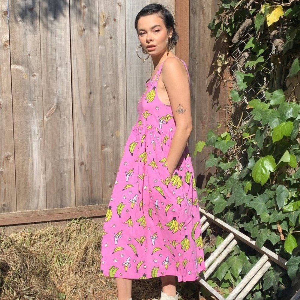 Nooworks Bananas Dress in Naomi Silhouette size XL